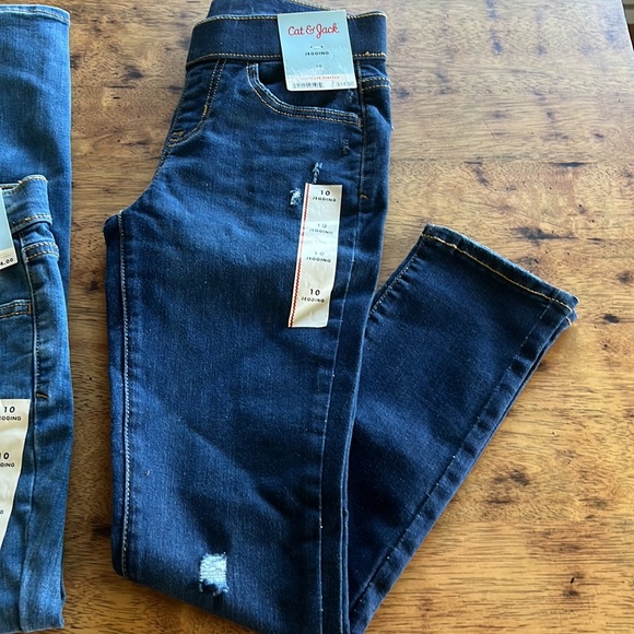 New! Girls 2pc Set Jeggings - Picture 3 of 5